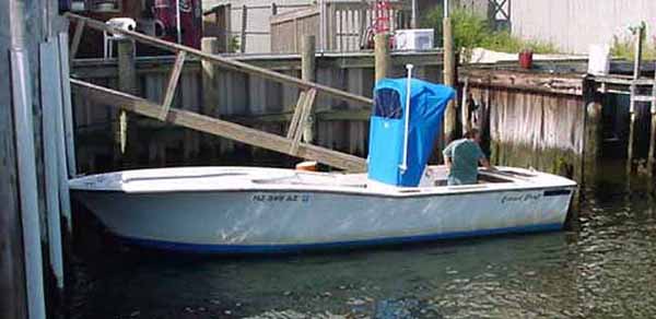 Side view of dodger on Tony's center console